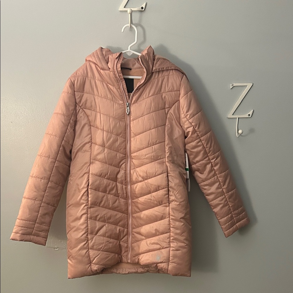 Spyder Girl’s Puffer Jacket - Soft Pink